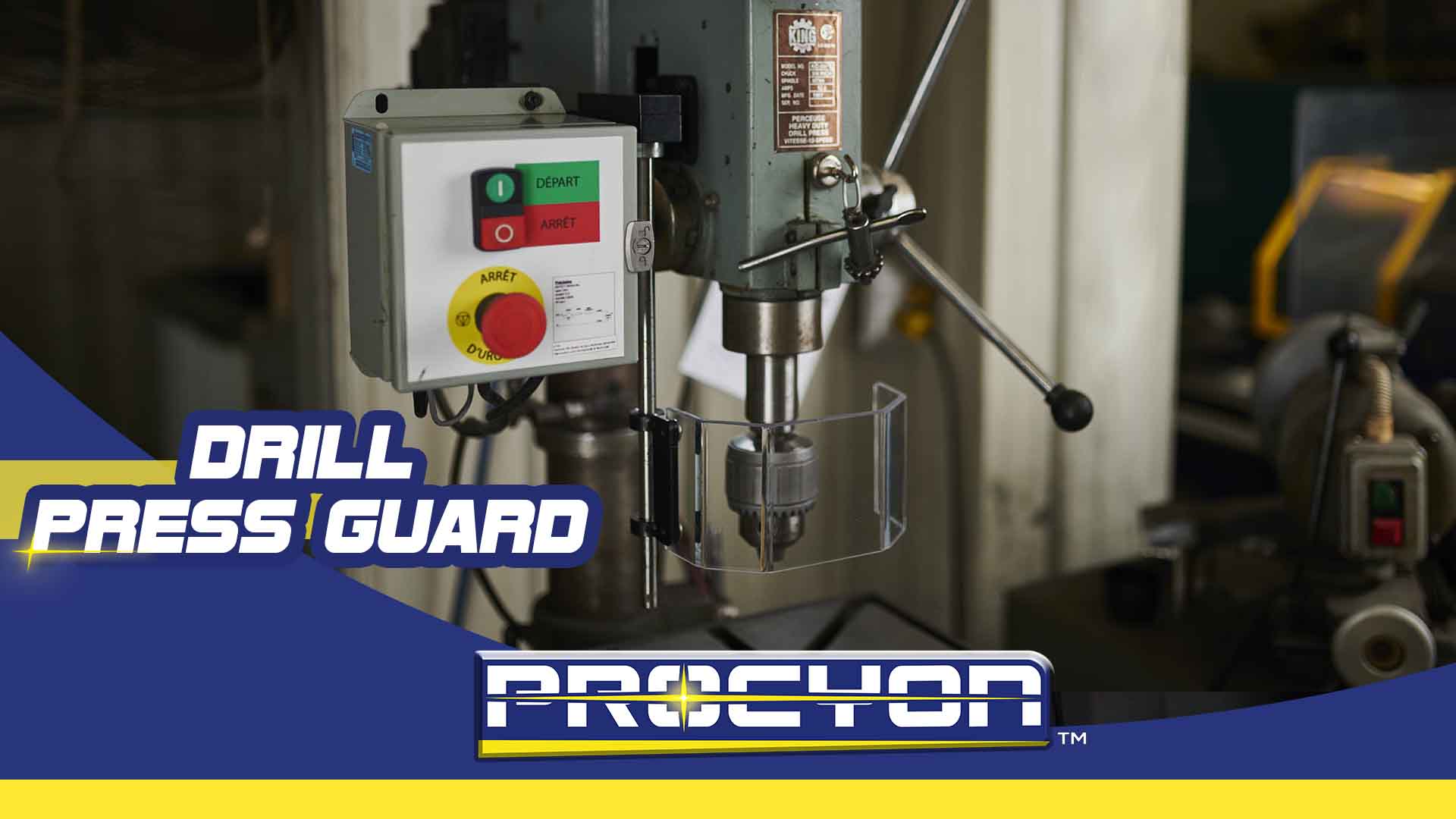 drillpressguard Procyon Safe Machine Guarding